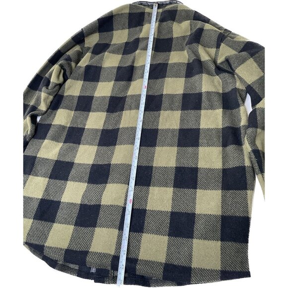 VTG Wrangler Men’s Buffalo Plaid Flannel Shirt Long Sleeve Button Up Pockets M - Picture 7 of 10